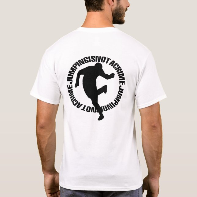 Jumpstyle Black [Genomskinlig] T Shirt (Baksida)