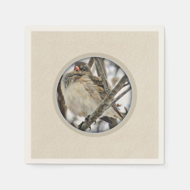 Junco i a Träd - Pappersservett (Framsidan)