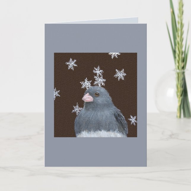 Junco-julkort Helgkort (Framsida)