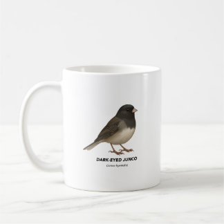 Junco - Kaliforniens fåglar med mörk Kaffemugg