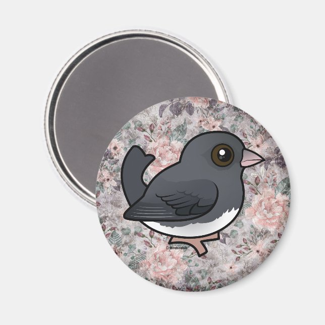 Junco med mörk (skiffer-färgad) magnet (Front/Back)