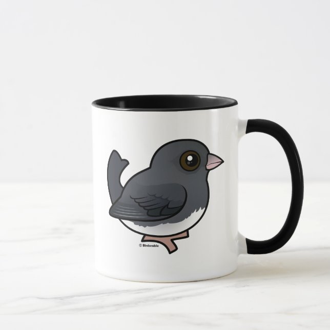 Junco med mörk (skiffer-färgad) mugg (Höger)