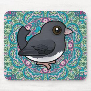 Junco med mörk (skiffer-färgad) musmatta