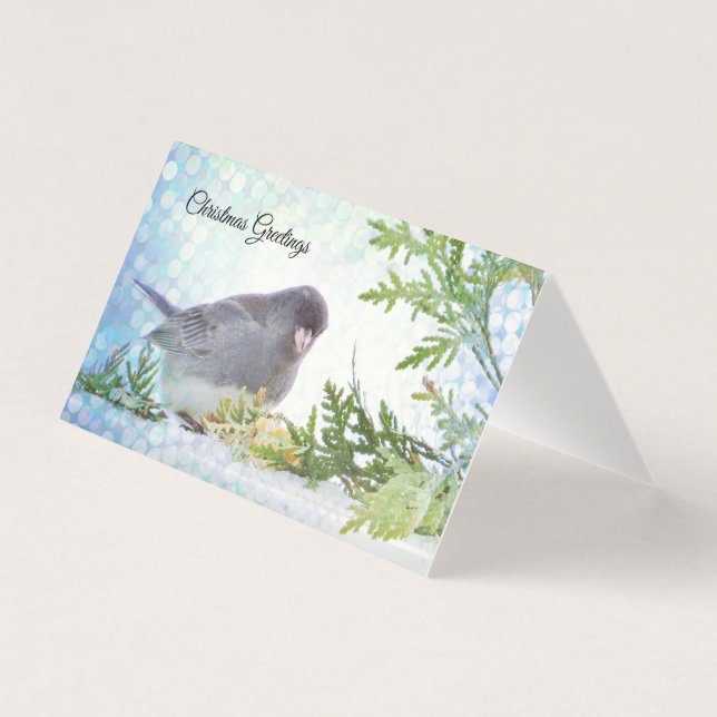 Junco - önskar dig lycka och glädje kort (Framsida)