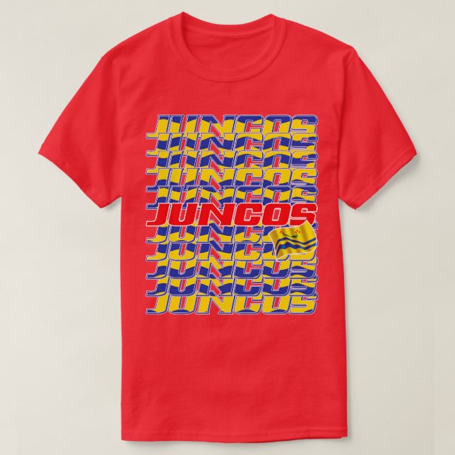 Juncos Cascade text 2 T Shirt (Design framsida)