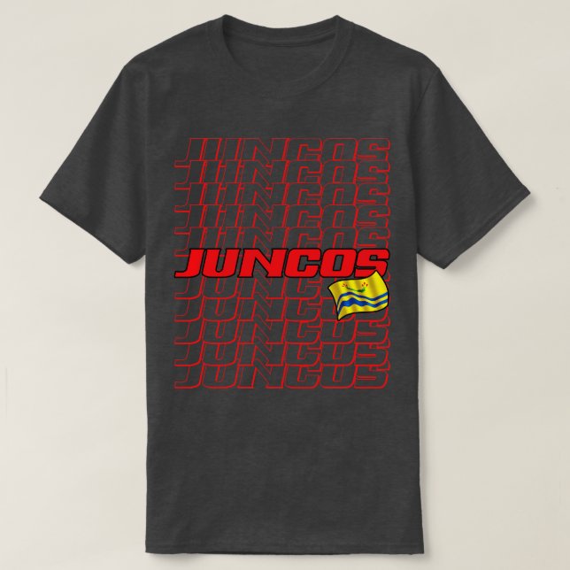 Juncos Cascade-text T Shirt (Design framsida)