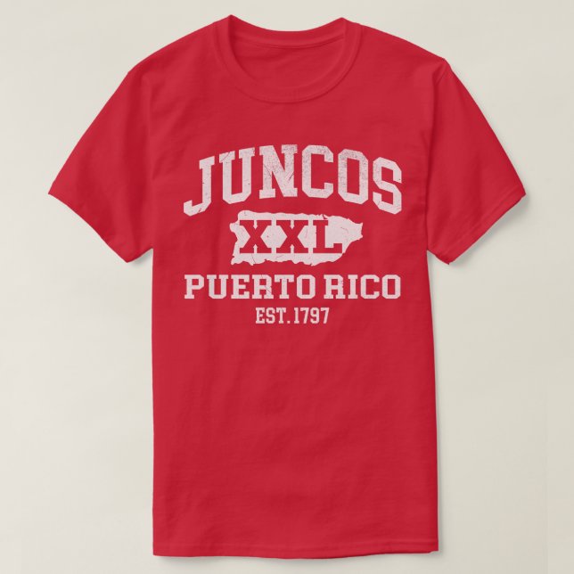 Juncos Puerto Rico XXL Athletic design 1 T Shirt (Design framsida)