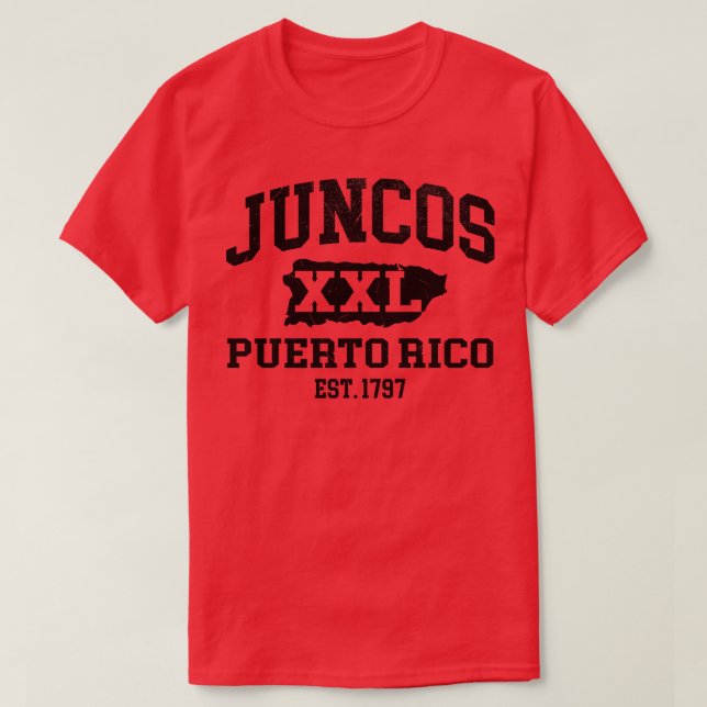 Juncos Puerto Rico XXL Athletic design T Shirt (Design framsida)