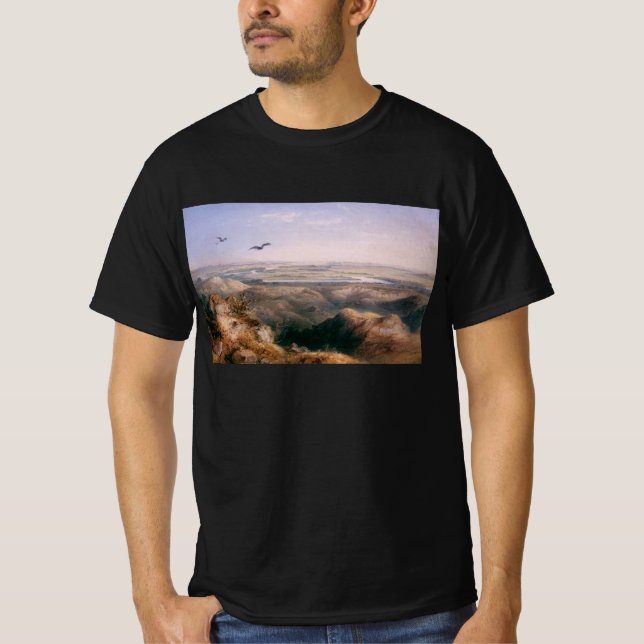 Junction av Yellowstone och Missouri av Bodmer Tee Shirt (Framsida)