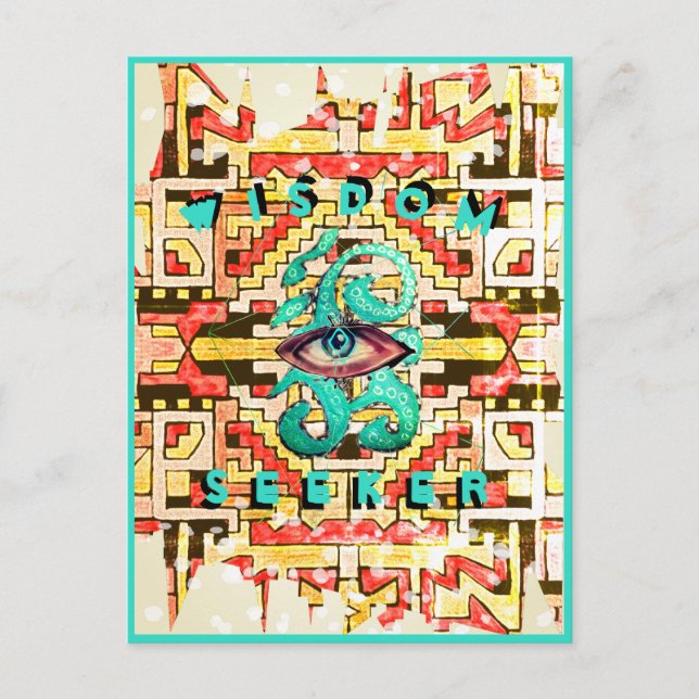 Junction Card No 10: Wisdom Seeker med Öga Vykort (Framsida)
