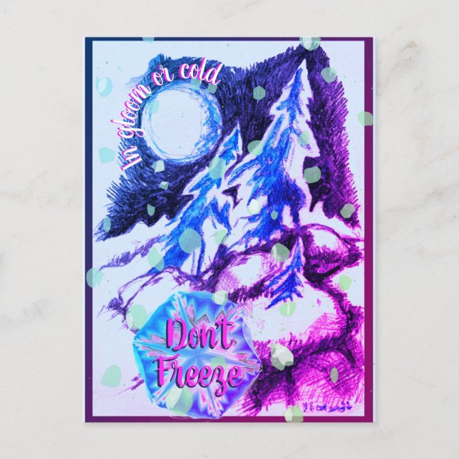 Junction Card No 18: I Gloom eller Kall ska du int Vykort (Framsida)