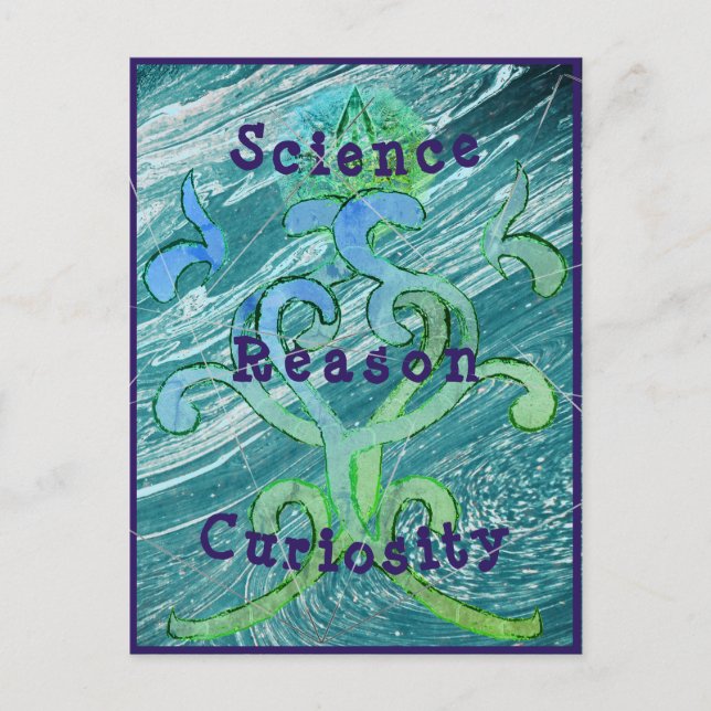 Junction Card No 21: VEENCE, REASON, CURIOSITY Vykort (Framsida)