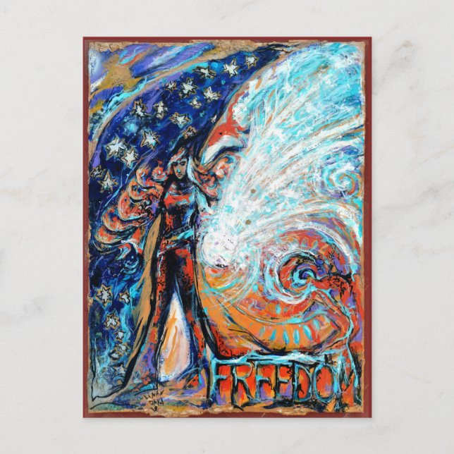 Junction Card nr 24: Freedom Vykort (Framsida)