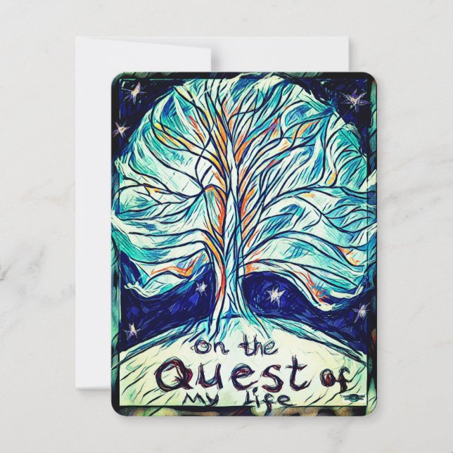 Junction Card nr 4: På jakt efter mitt liv Julkort (Framsida)