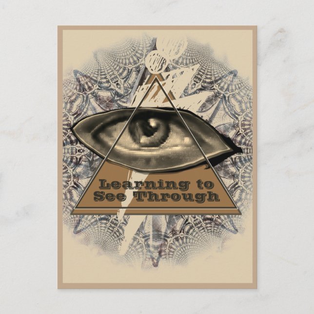 Junction Card nr 51: Lära att se genom/Öga Vykort (Framsida)