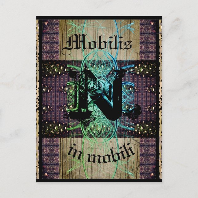 Junction Card nr 9: "Mobilis in Mobi" Fluidity Vykort (Framsida)