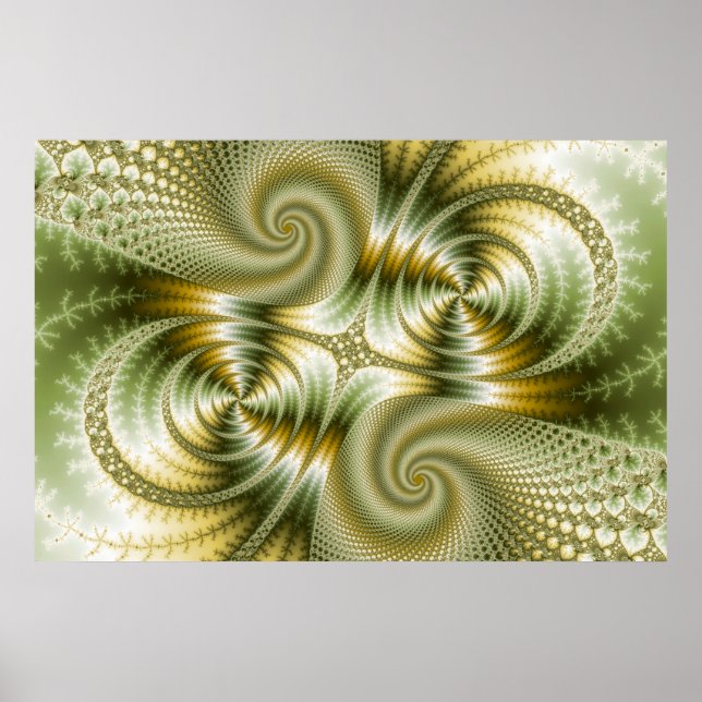 Junction - Mandelbrot Art Poster (Framsidan)