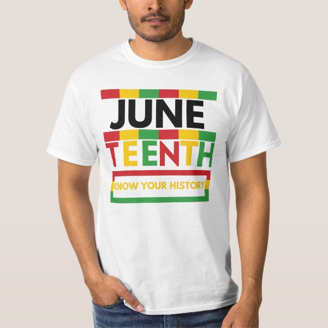 junde känner till din historia t shirt (Framsida)