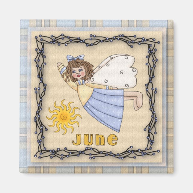 June Angel / Fairy Month Magnet (Framsidan)