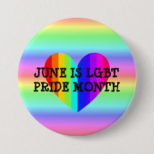 June är HGBT-Pridet Månad-knapp Knapp
