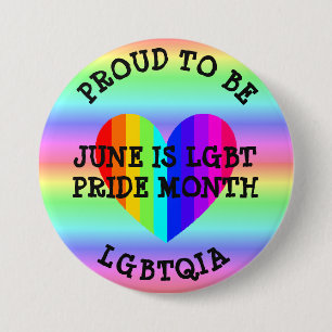 June är HGBT-Pridet Månad-knapp Knapp