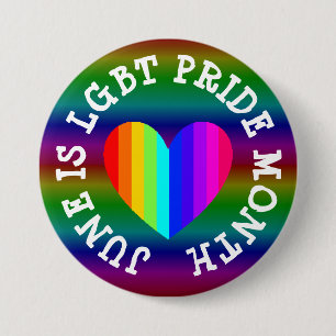 June är HGBT-Pridet Månad-knapp Knapp