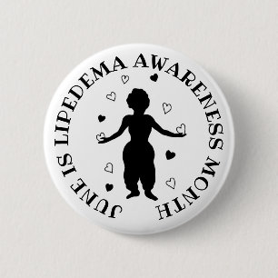 June är Lipedema Awareness Month Knapp