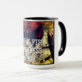 June är PTSD Awareness Month Beverage Mugg