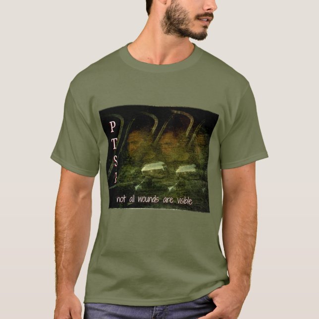 June är PTSD-medvetandegrad Månad T-Shirt (Framsida)