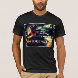 June är PTSD-medvetandegrad Månad T-Shirt
