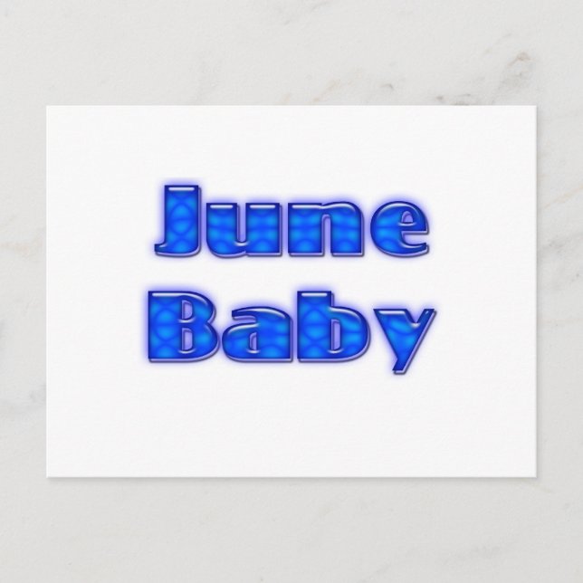 June Baby Vykort (Framsida)