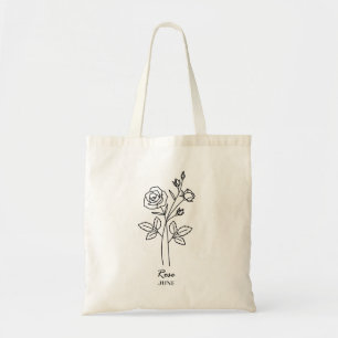 June Birth Flower Ro Tygkasse