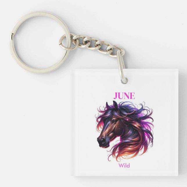 June Birth Month Spirit Animal Horse (Framsidan)