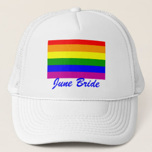 June Bride/Gay pride Keps