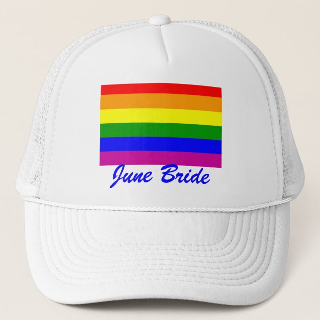 June Bride/Gay pride Keps (Framsida)