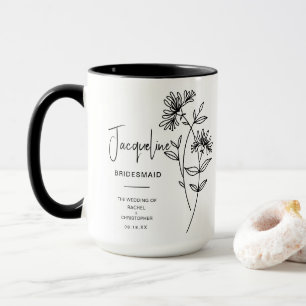 June Bridesmaid Honeysuckle Birth Flower Mugg