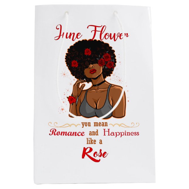 June Flower Ro Black Birthday Queen Melanin (Framsidan)