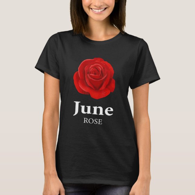 June Ro Anthophile eller Designer T Shirt (Framsida)