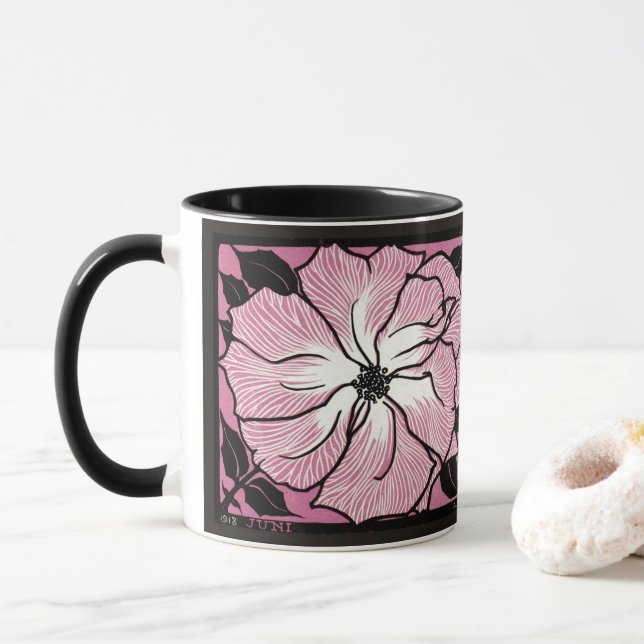 June Ro Art nouveau Mugg (Med munk)