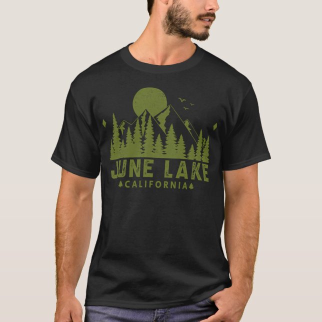 June Sjö Kaliforniens bergsvy T Shirt (Framsida)