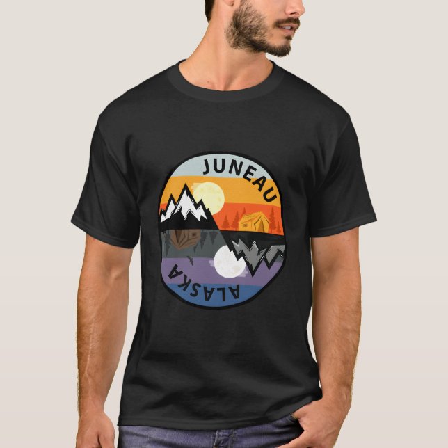 Juneau Alaska Camg T Shirt (Framsida)