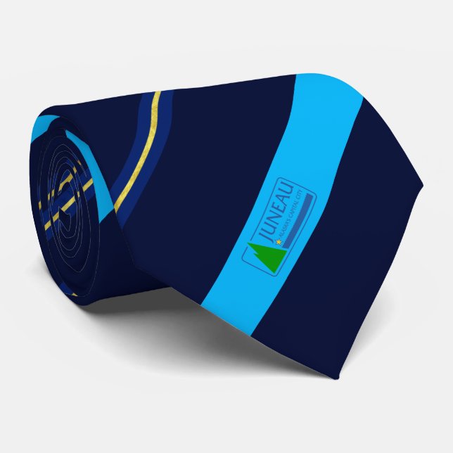 Juneau (Alaska), flagga Neck Tie Slips (Rullad)