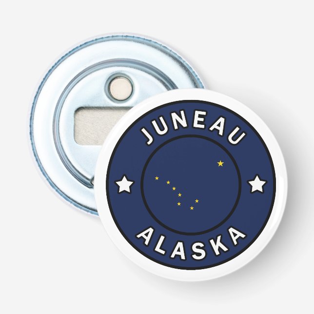 Juneau Alaska Flasköppnare (Framsidan)