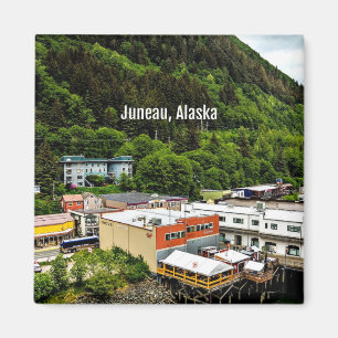 Juneau, Alaska, fotografi av staden Magnet