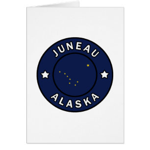 Juneau Alaska Hälsningskort