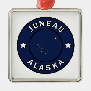 Juneau Alaska Julgransprydnad Metall