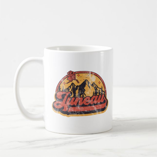 Juneau, Alaska Kaffemugg (Vänster)