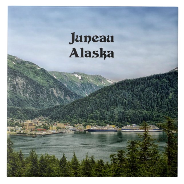 Juneau, Alaska Kakelplatta (Framsidan)