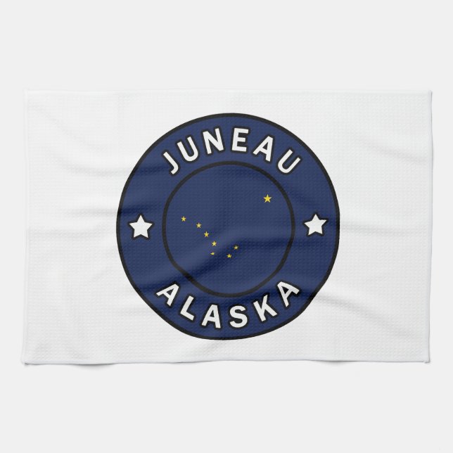 Juneau Alaska Kökshandduk (Horisontell)