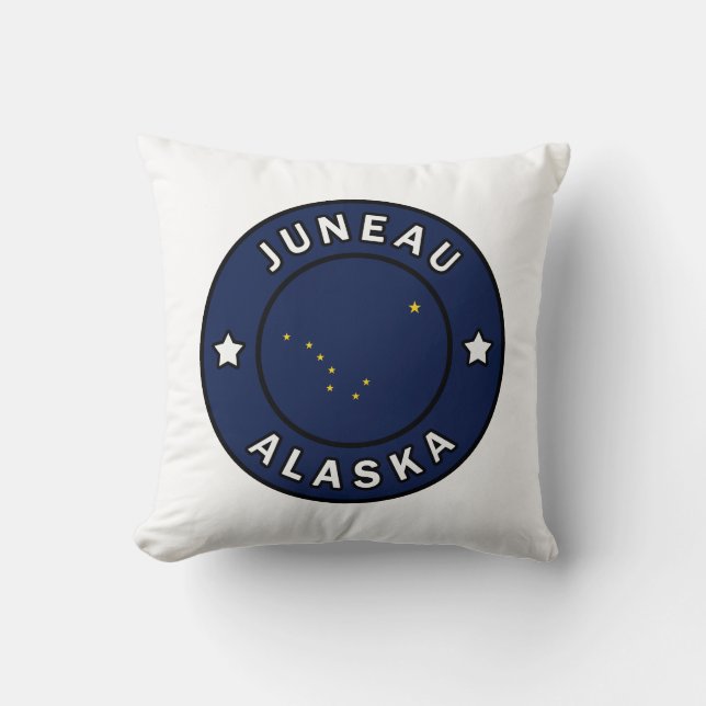Juneau Alaska Kudde (Framsida)